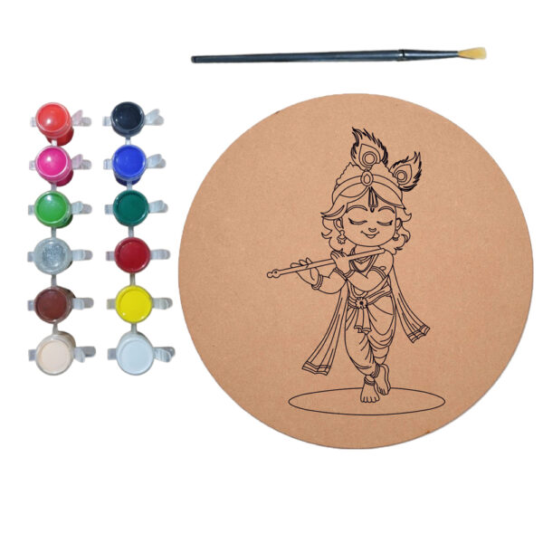 Pre Marked Little Krishna Design DIY kits