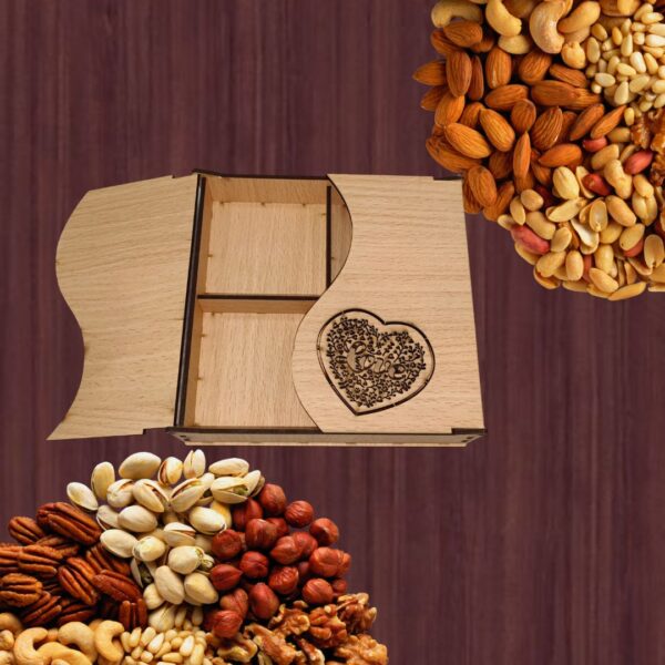 MDF Dry Fruits Square Box