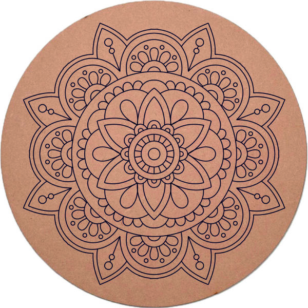 Mandala MDF DIY Art