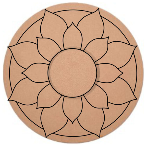 Pre Marked Round Tea Light Holder