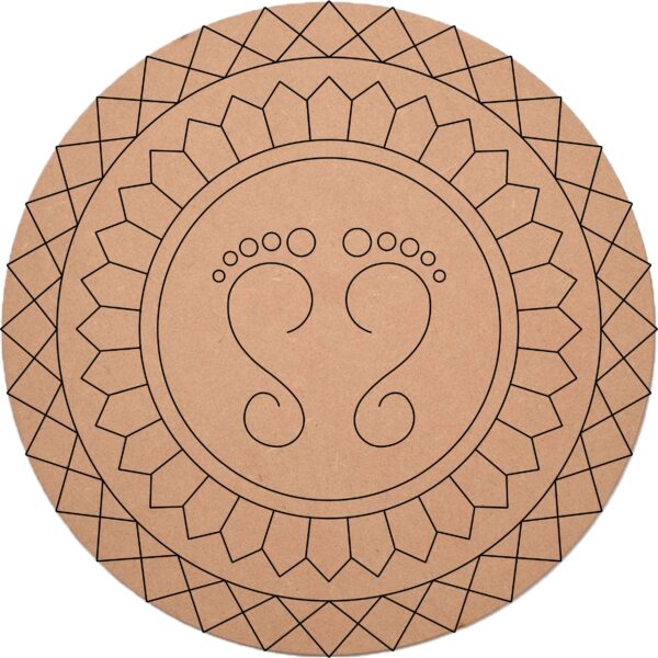 premark Laxami Paduka Rangoli Mandala Art
