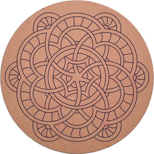 Interwoven Celtic Design Lippan DIY Art